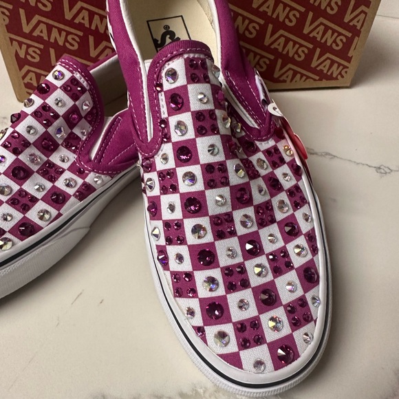 Custom checkered crystal vans. - Picture 3 of 3